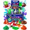 Original Stationery Dinosaur Galaxy Slime Kit for Boys Ages 7-12, DIY Glow-in-The-Dark Slime Set with Glitter & Dinosaur Toys, Fun Space-Themed Craft Activity, Easter for Kids